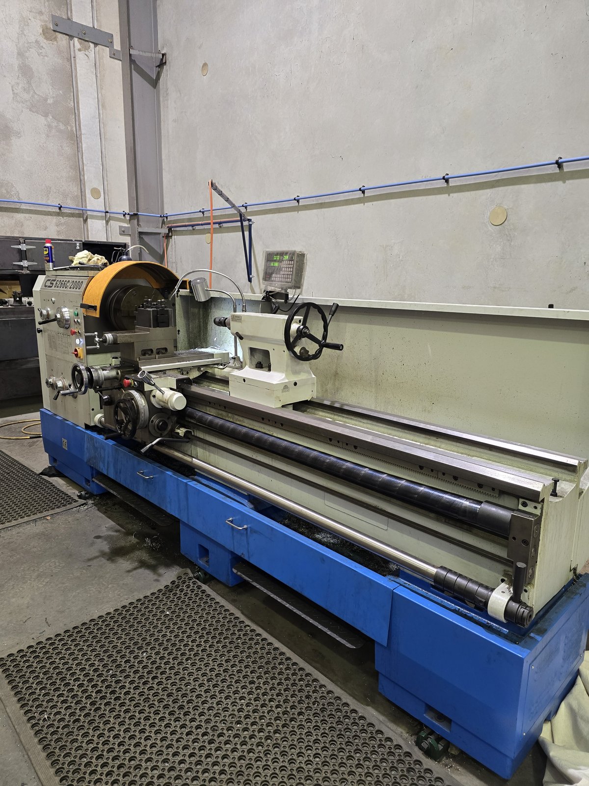 Centre lathe (CS 6266C) in the GRS workshop